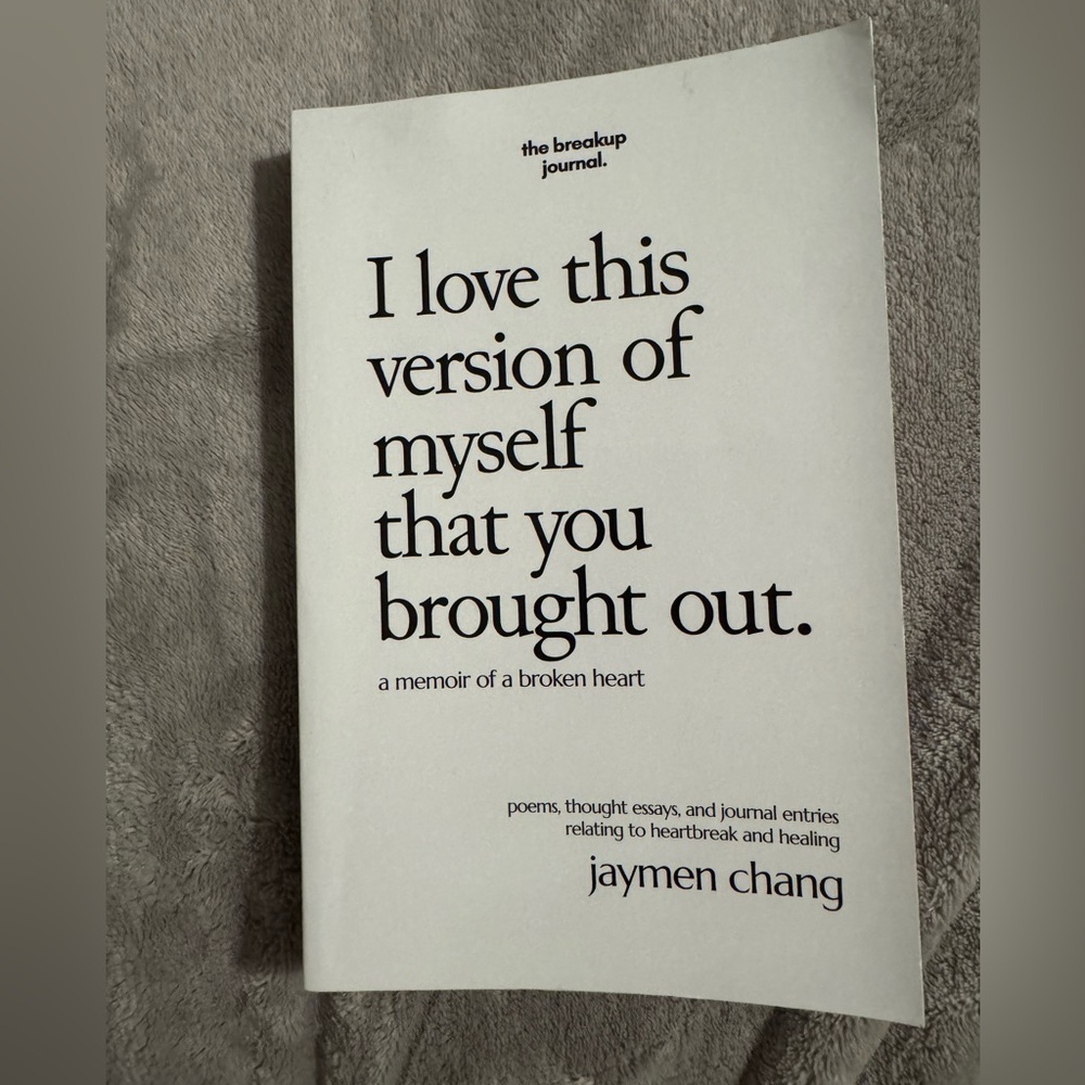 3 for $15 The Breakup Journal by Jaymen Chang